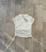 Top cuello mao encaje - Imagen 2